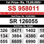kerala lottery today results